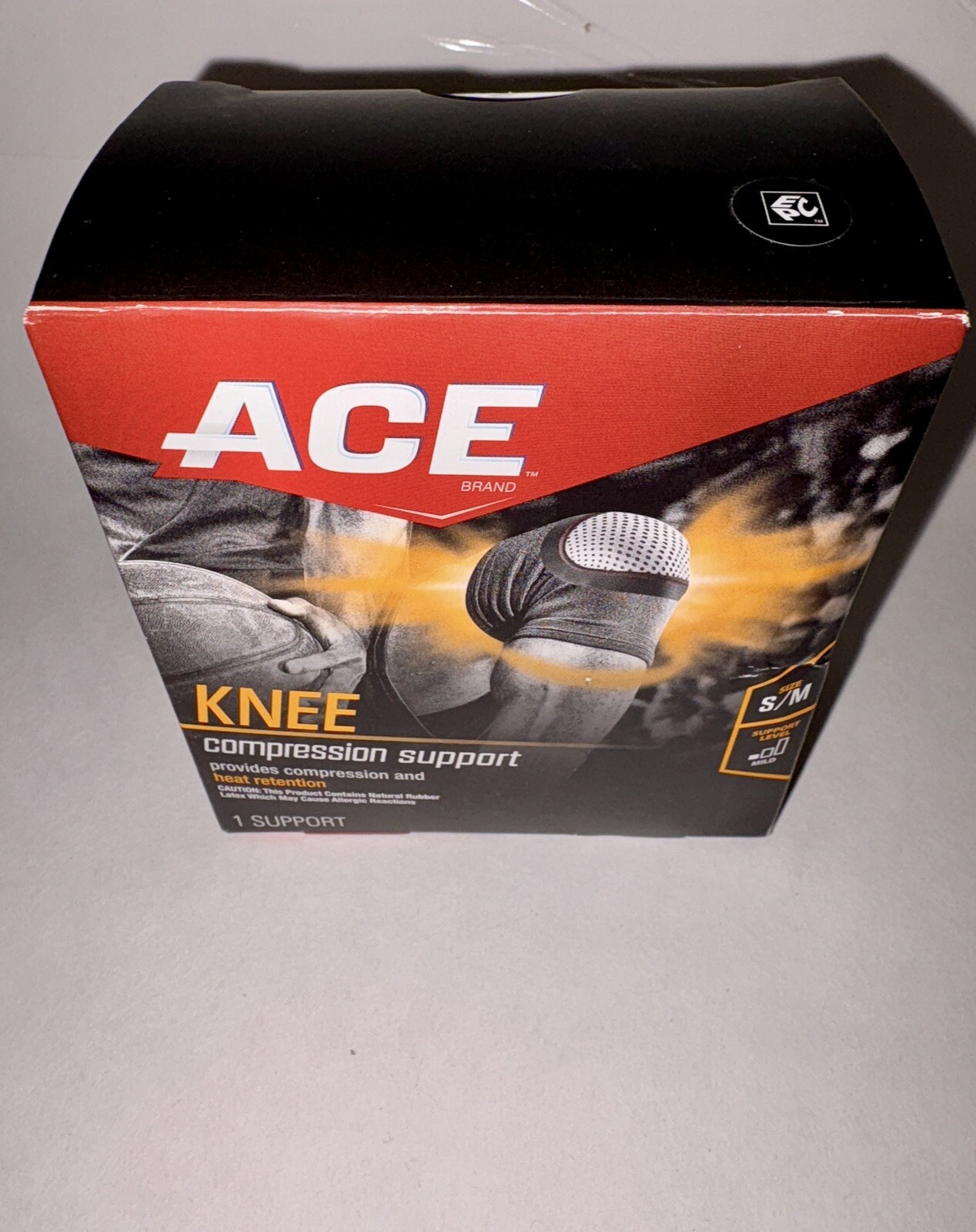 Ace Knee Compression Support Size S/M Provides Compression And Heat Retention