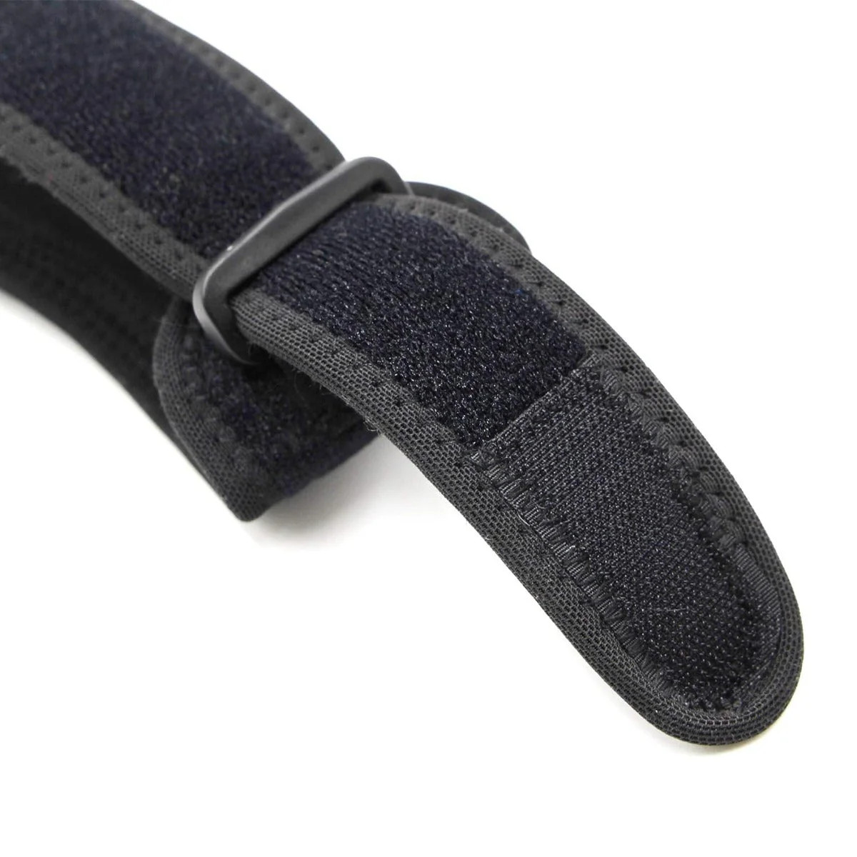 Knee Stabilizing Brace Support Black, Adjustable Non-Slip for Home (Black)
