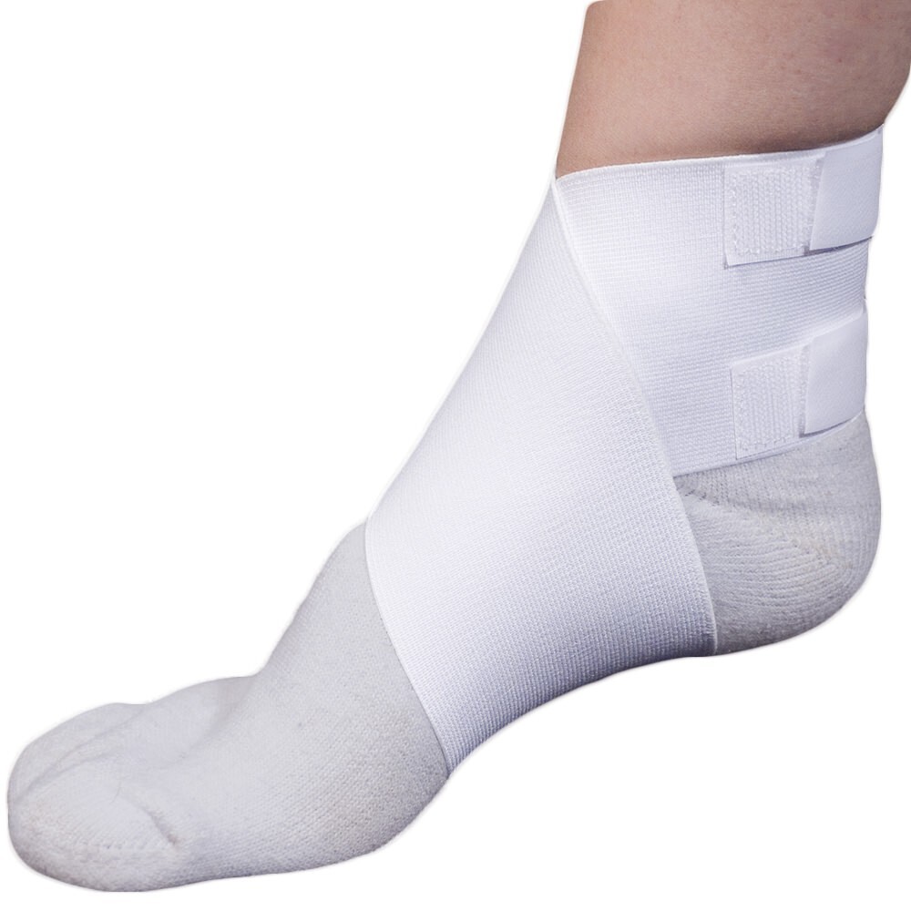 MILS Body Sport Figure 8 Elastic Ankle Brace, 3″ Wide,White, Latex Free