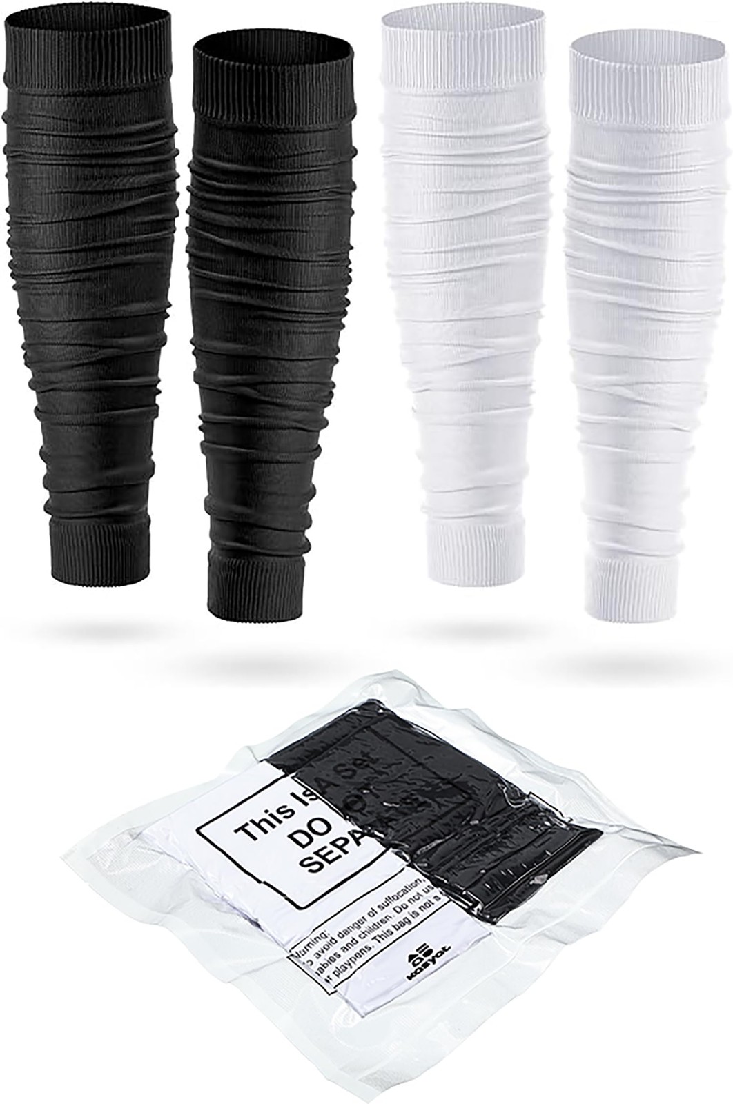 2 Pairs Calf Compression Sleeves Men Football Leg Sleeve Elastic Soccer Sleeves
