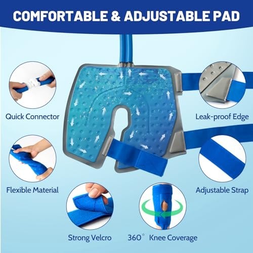 Ice Machine for Knee After Surgery w/Compression, Hip Replacement Cold Therap…