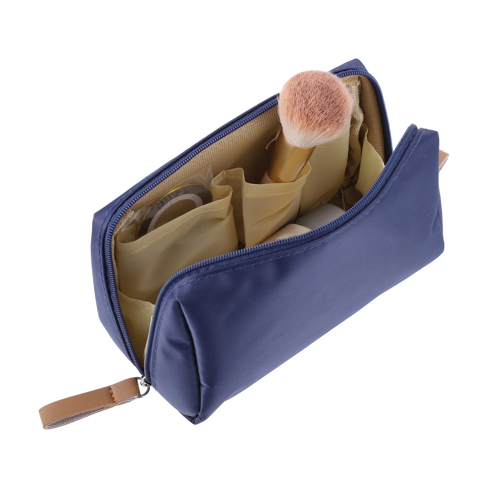Piece of 1 Travel Makeup Portable Cosmetic Bag Storage Waterproof Nylon PVC