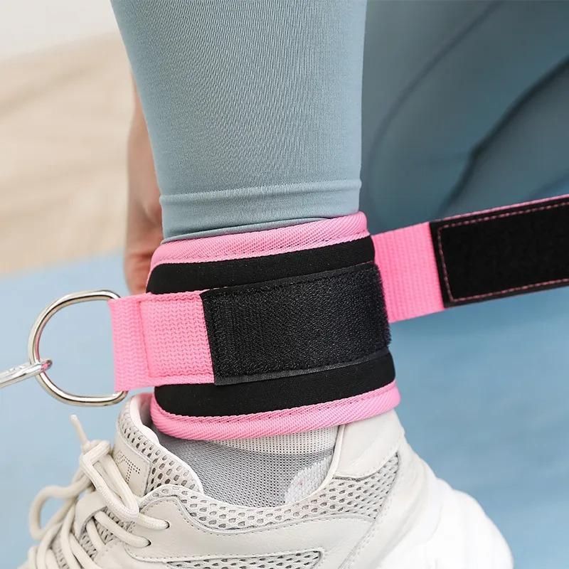Double D-ring Ankle Straps – Gym Support for Glutes, Legs & Strength Training