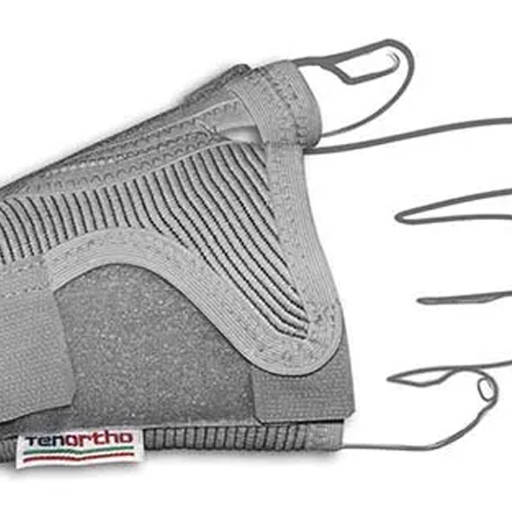 Tenortho Pf II Left Fence Wristband with Thumb Grip in Elastic Fabric