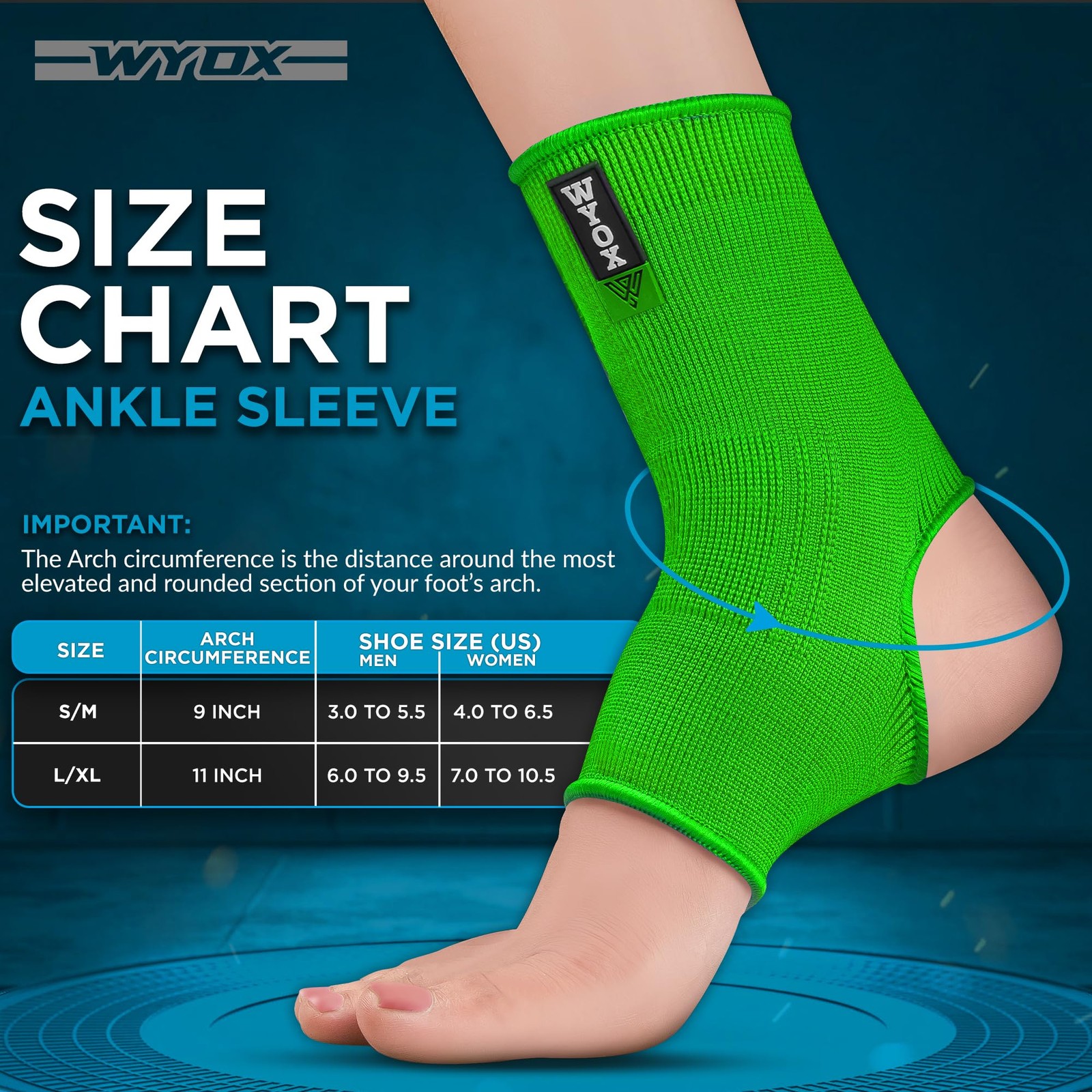 Ankle Brace Compression Sleeve for Men and Women – Breathable Neoprene Lightw…