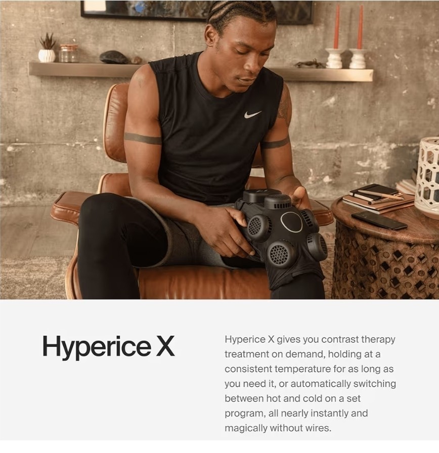 New Hyperice X Knee Device Advanced Heat and Cold Contrast Therapy Model RE0001