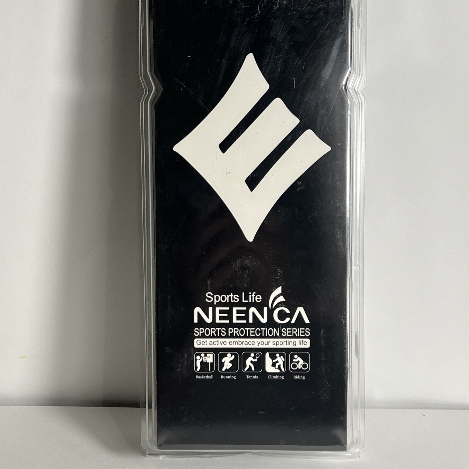 Neenca Knee Brace Black Size 2X Large AC-47 Hook Loop Adjustable XXL