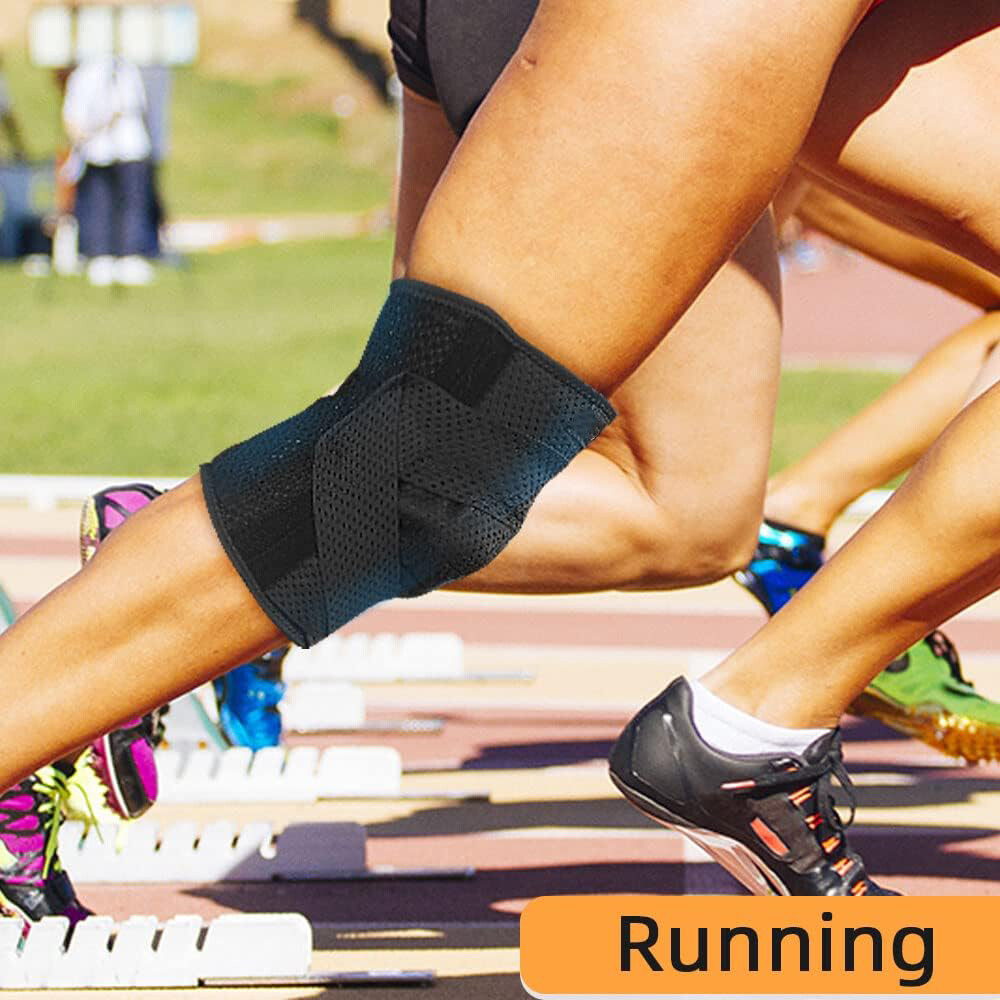 Breathable Knee Support Brace Patella Joint Pain Arthritis Relief Wrap Sport Gym