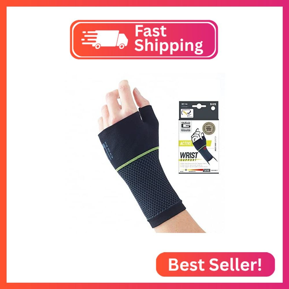 Neo-G Active Wrist Support – For Sports, Golf, Basketball, Football, Yoga, Tenni