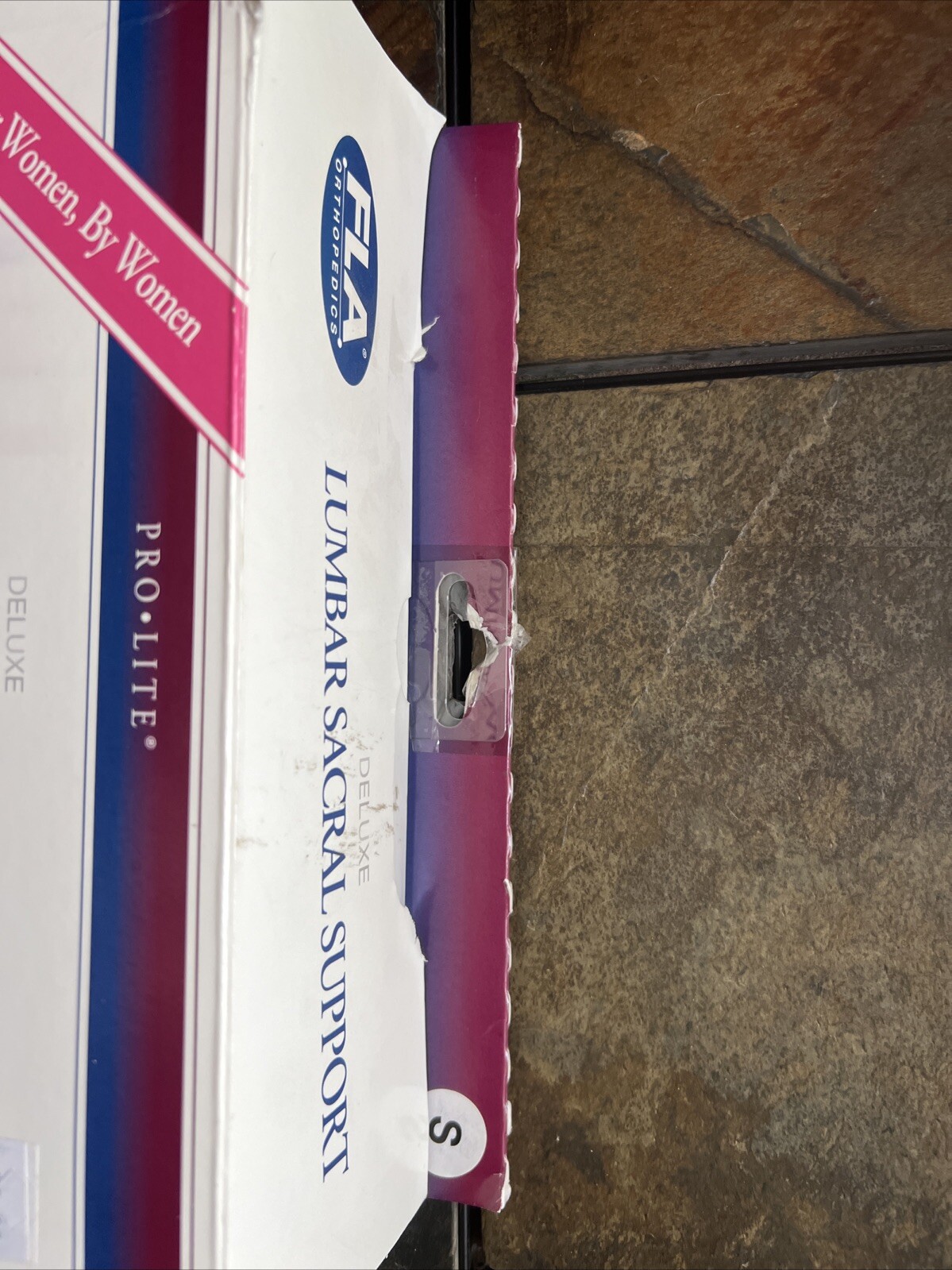 Lumbar Sacral Support for Women, Lavender, Small FLA Orthopedics