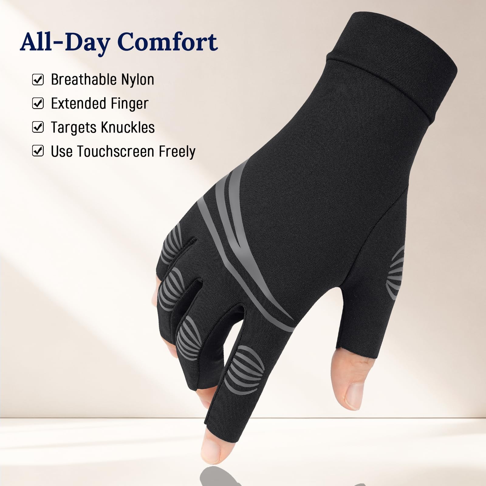 Vlela Arthritis Gloves X-Large Matte Black