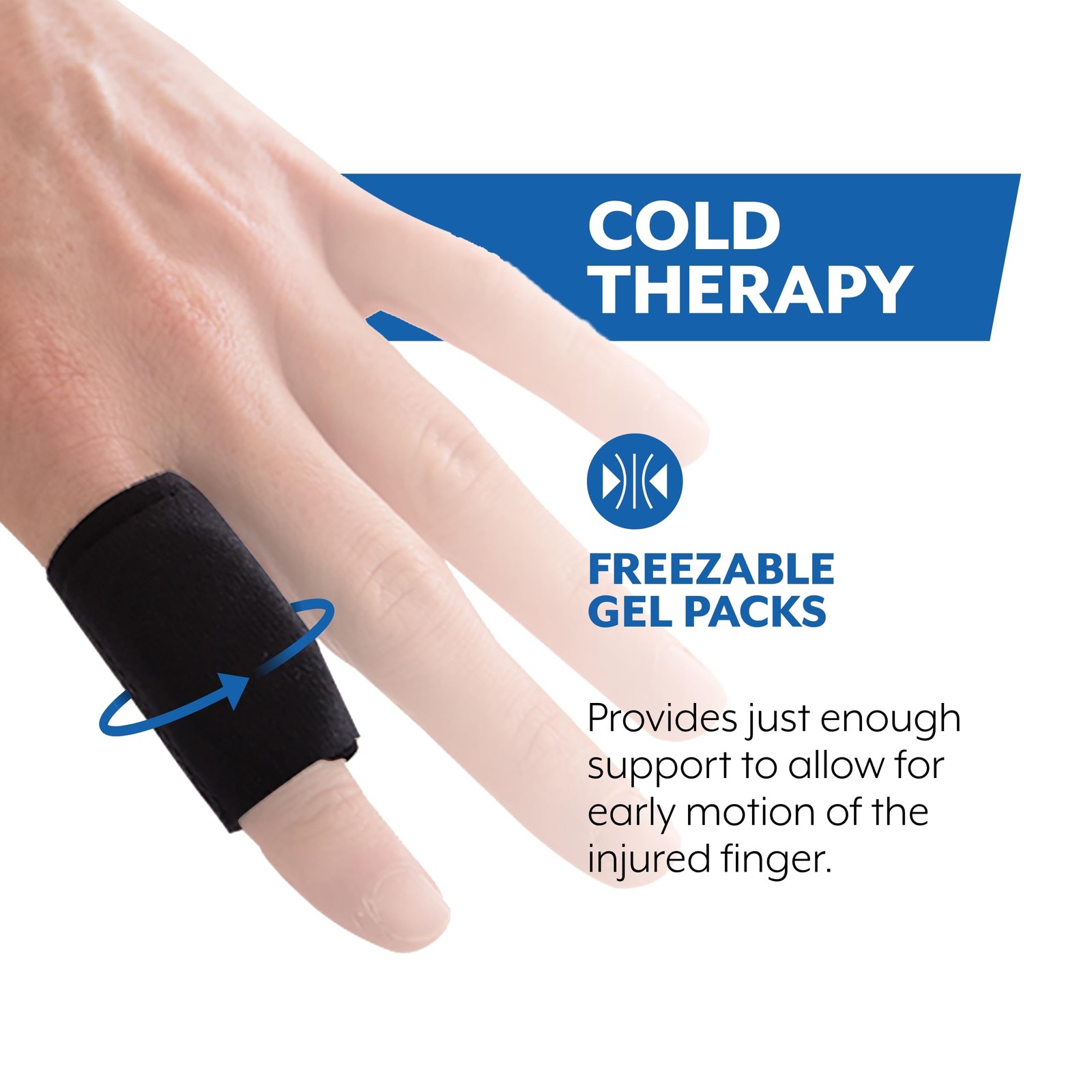 Polar Ice Brownmed Finger Sleeve – 1 Count (Pack of 1),