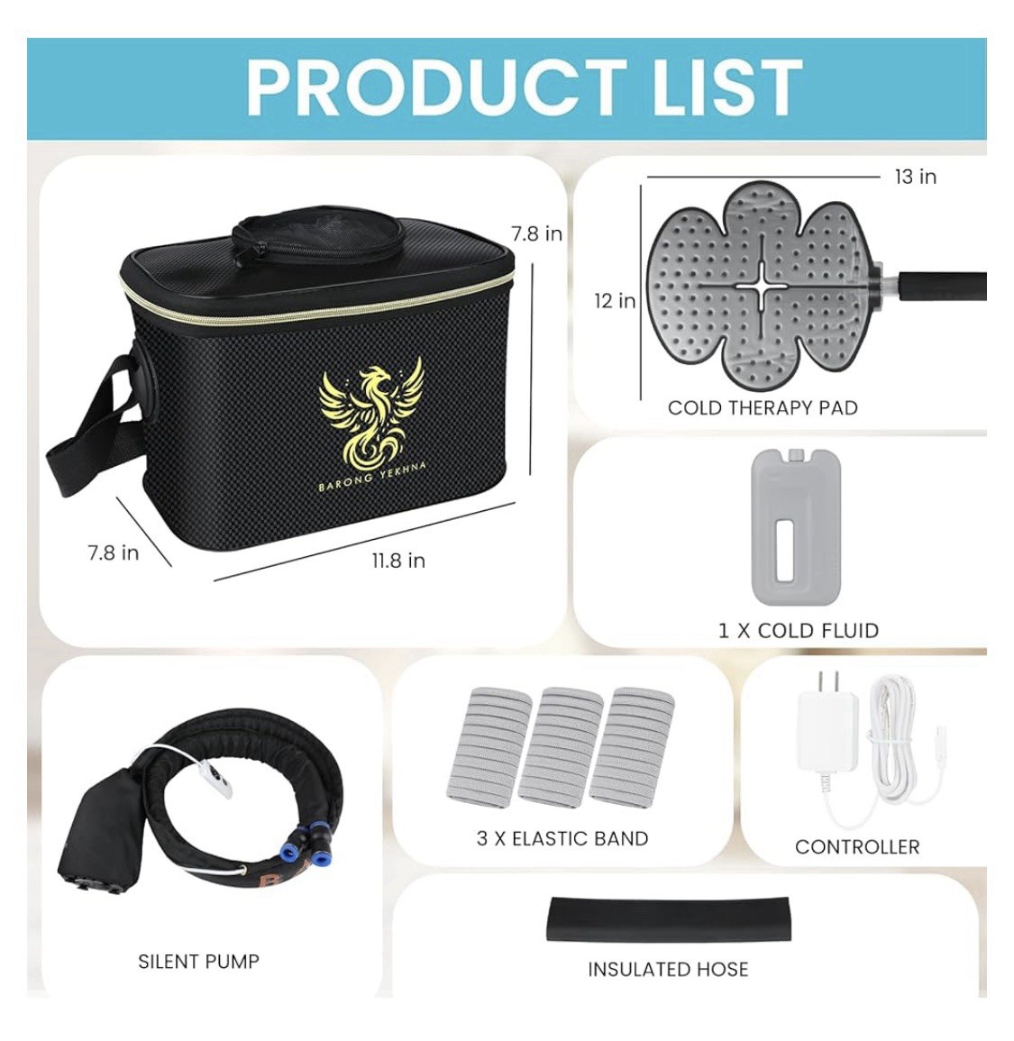 Portable Ice Machine for Knee & Joint Recovery – 12hr Cryotherapy System