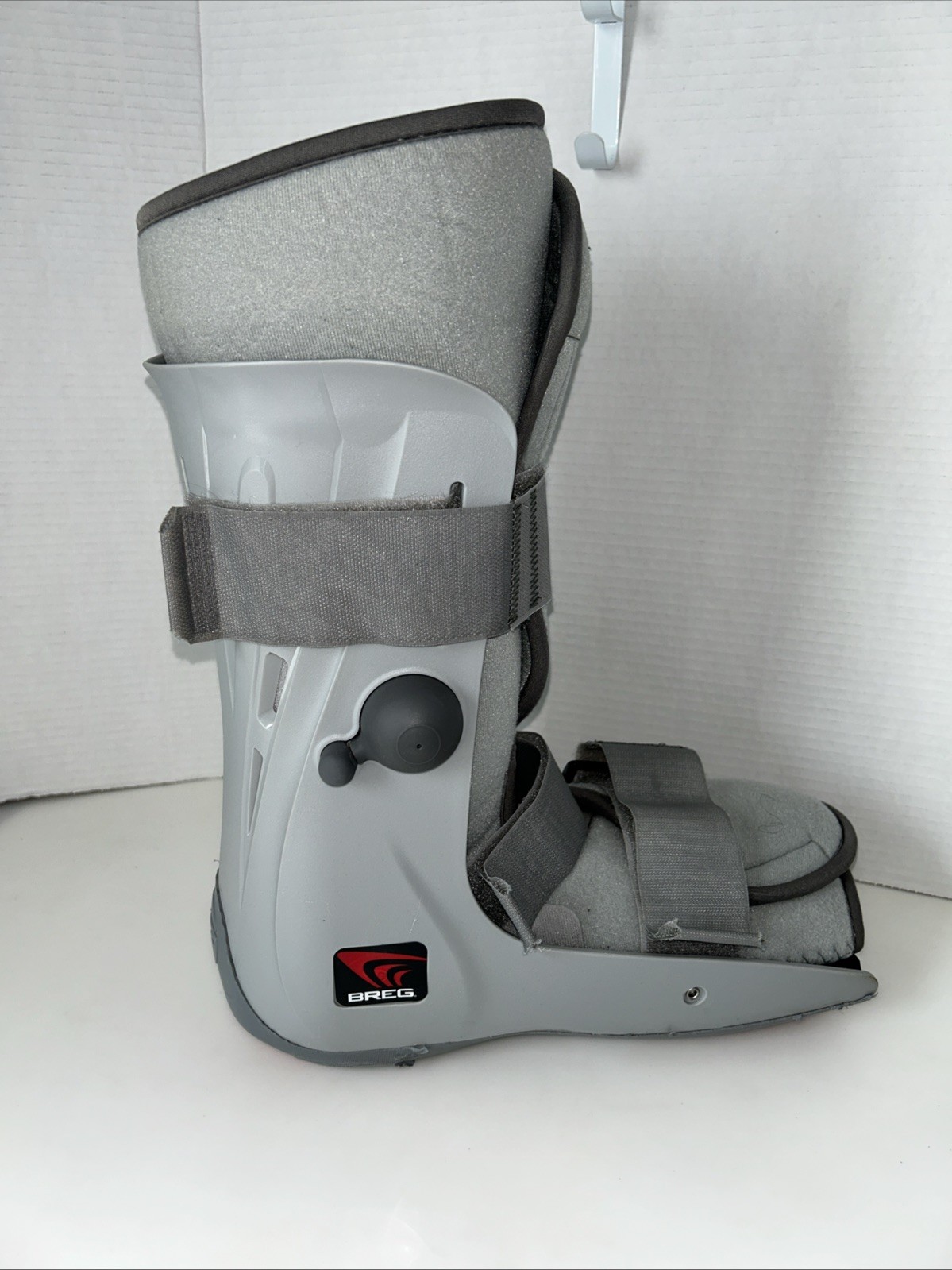 BREG Genesis Full Shell Walker BOOT 3-Strap W/Air Pump Ankle Support Size Large