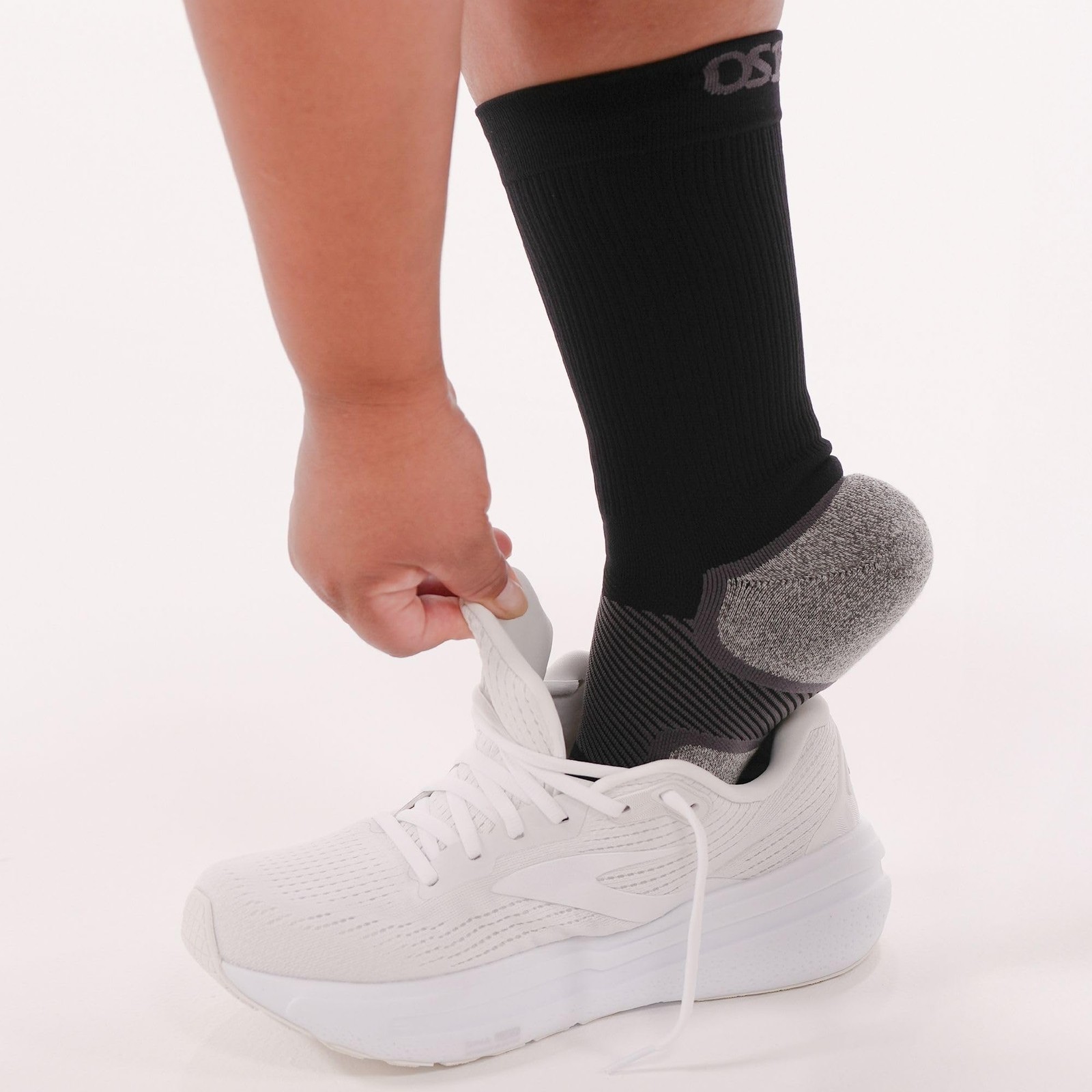 OrthoSleeve WC4 Wide Diabetic & Neuropathy Compression X-Large, White Crew