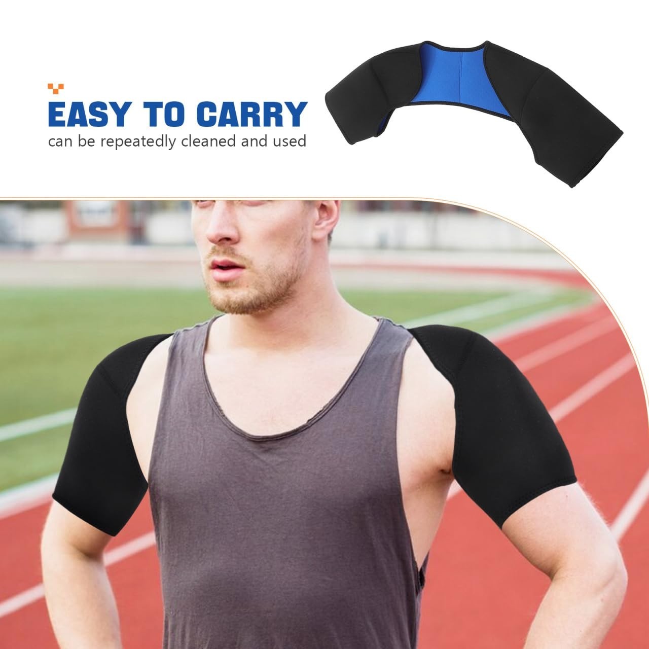 Adjustable Double Shoulder Strap – Sports Protective Gear for Active Lifestyles