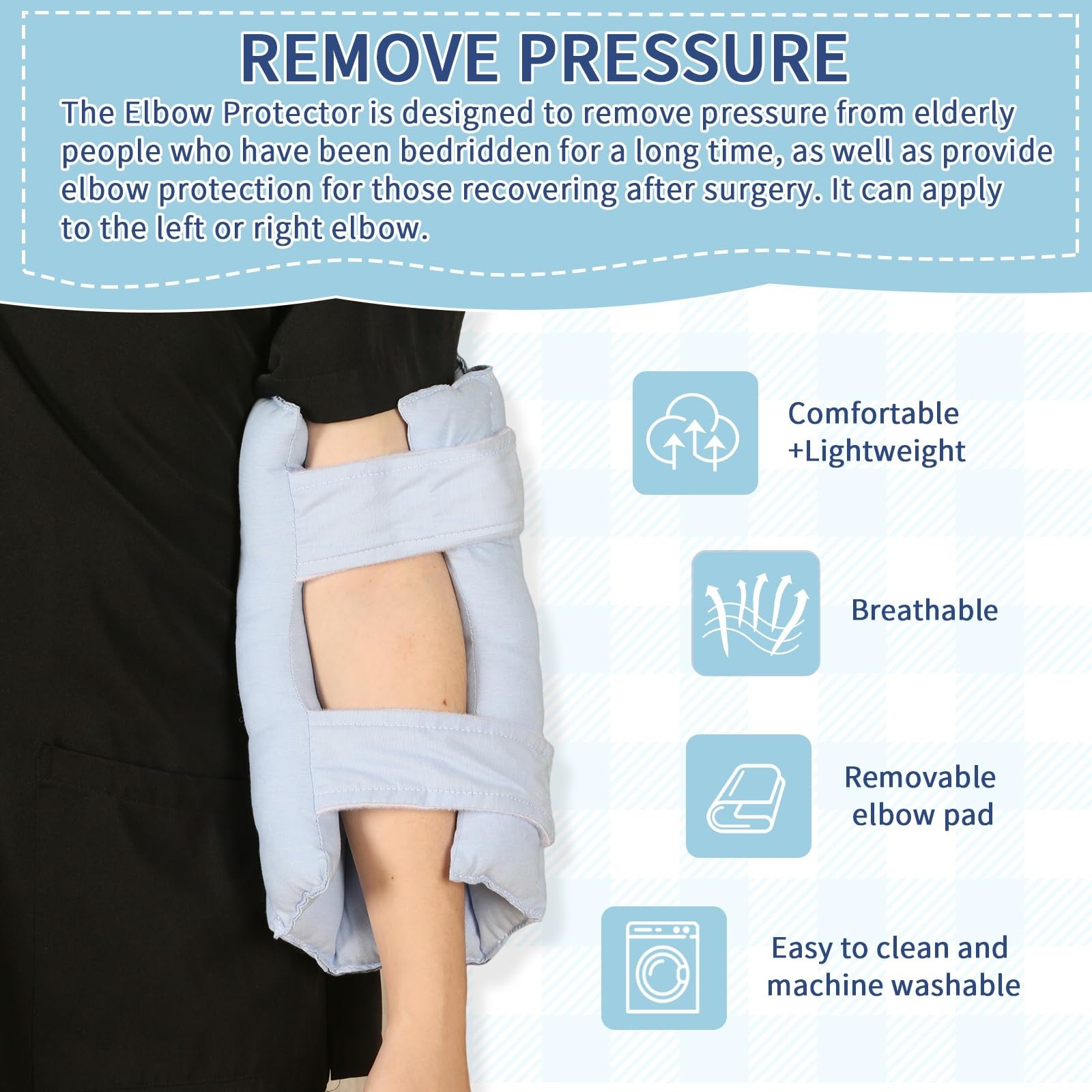 Elbow Pads Elbow Protectors for Elderly and Bedridden Patient, Elbow Protecto…