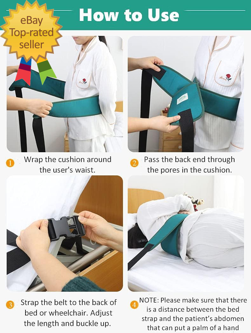 Medical Bed Restraint Strap for Elderly Bondaged Bed Tie Downs Anti-Fall Waist