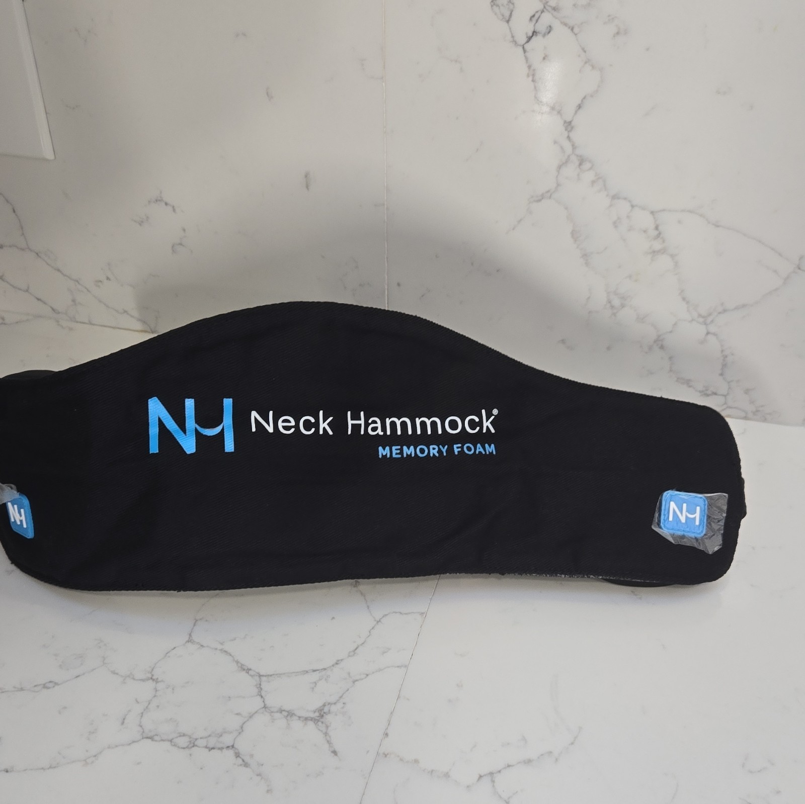 Neck Hammock Memory Foam Neck Support Stretcher Adjustable One Size Black