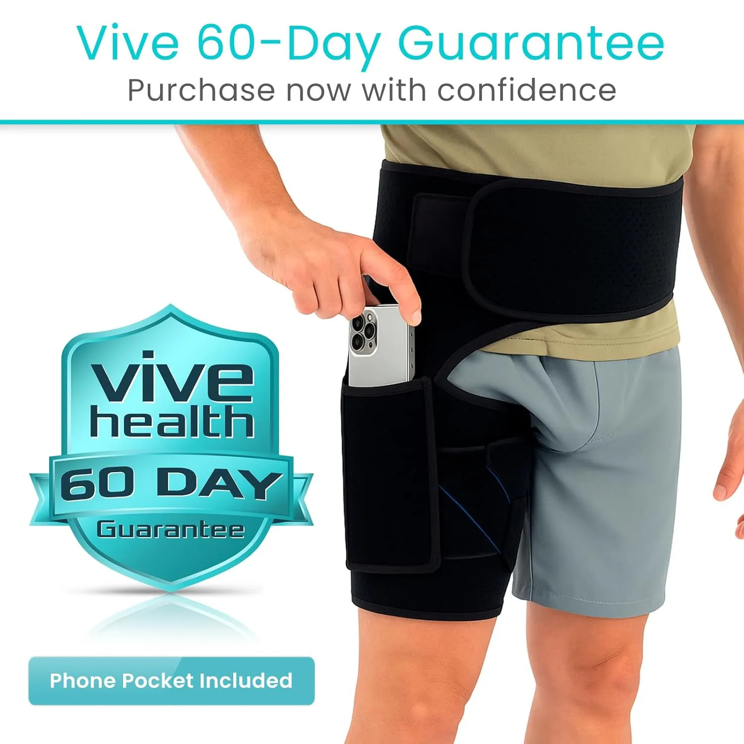 Hip Brace For Sciatica Pain Relief Groin Support Wrap Adjustable Muscle Recovery