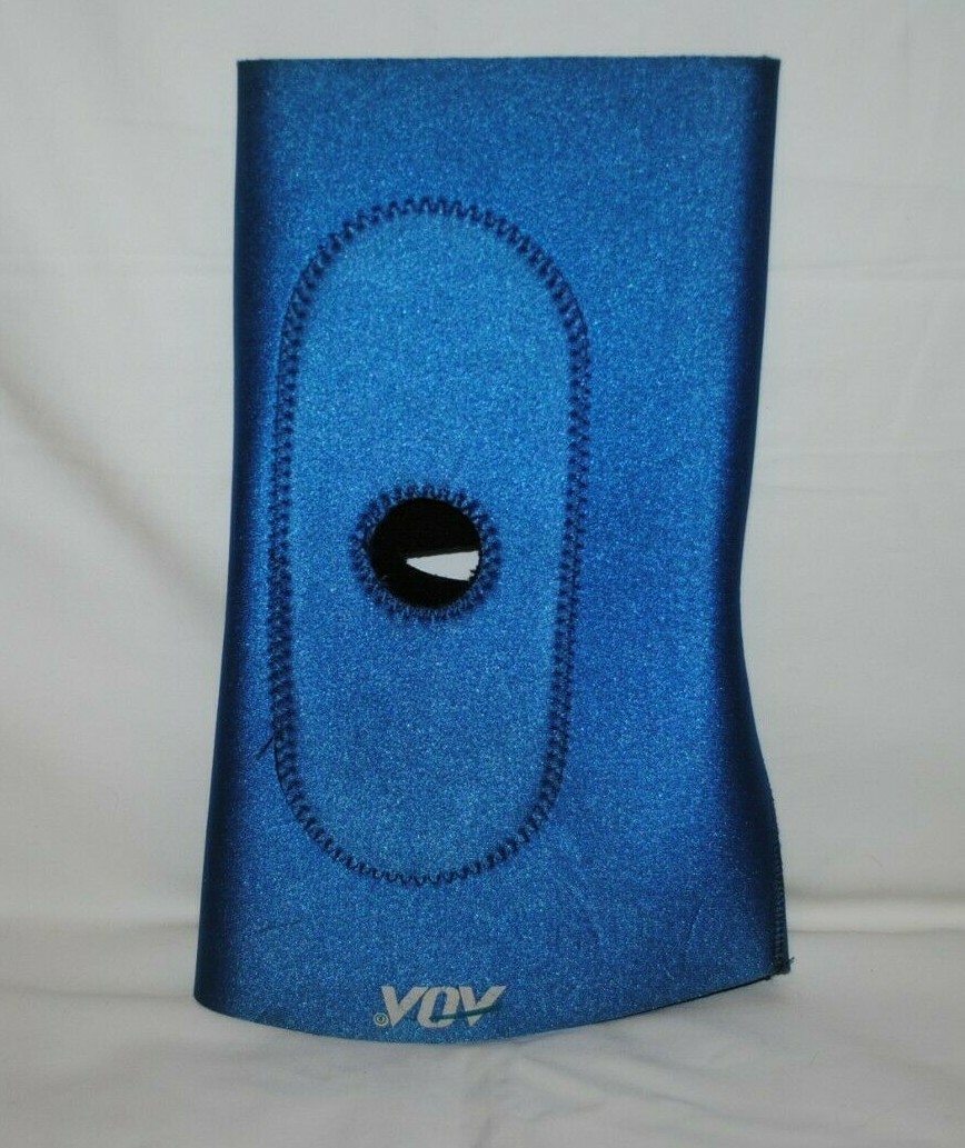 AOA Blue Lycra Knee Open Patella Pullover Brace See Pics for Size Measurements
