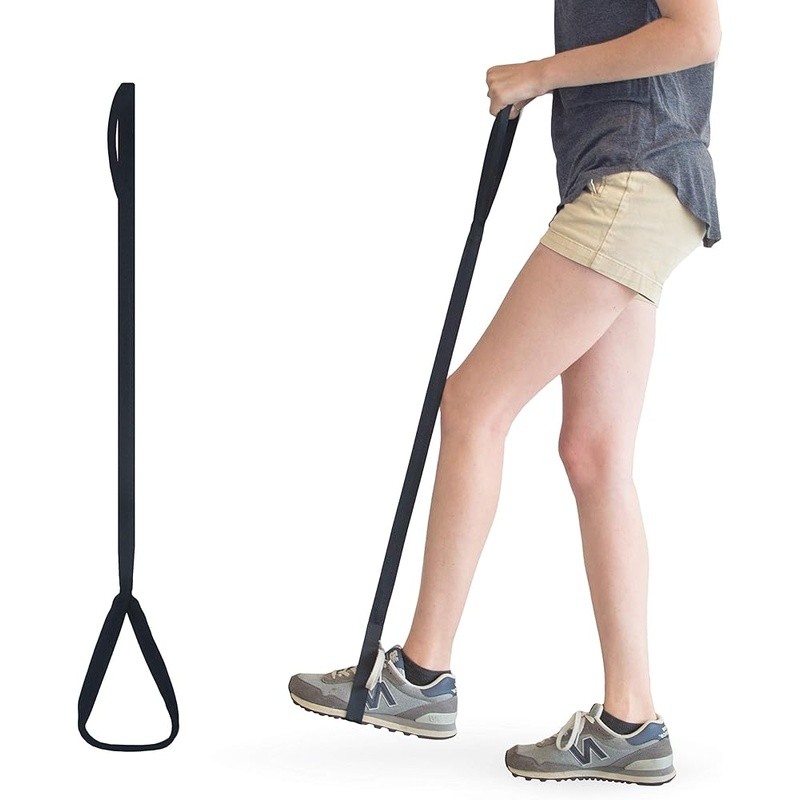 Long Leg Lifter Straps Mobility Aid Wheelchair Bed Transfers Durable Grip Loops