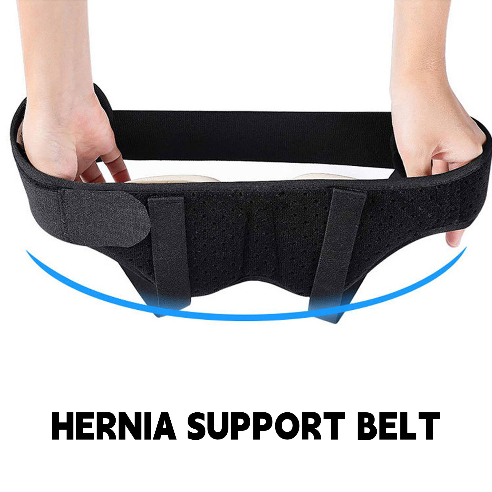 Inguinal Hernia Support Belt Double Groin Hernia Pain Relief Truss Brace For Men