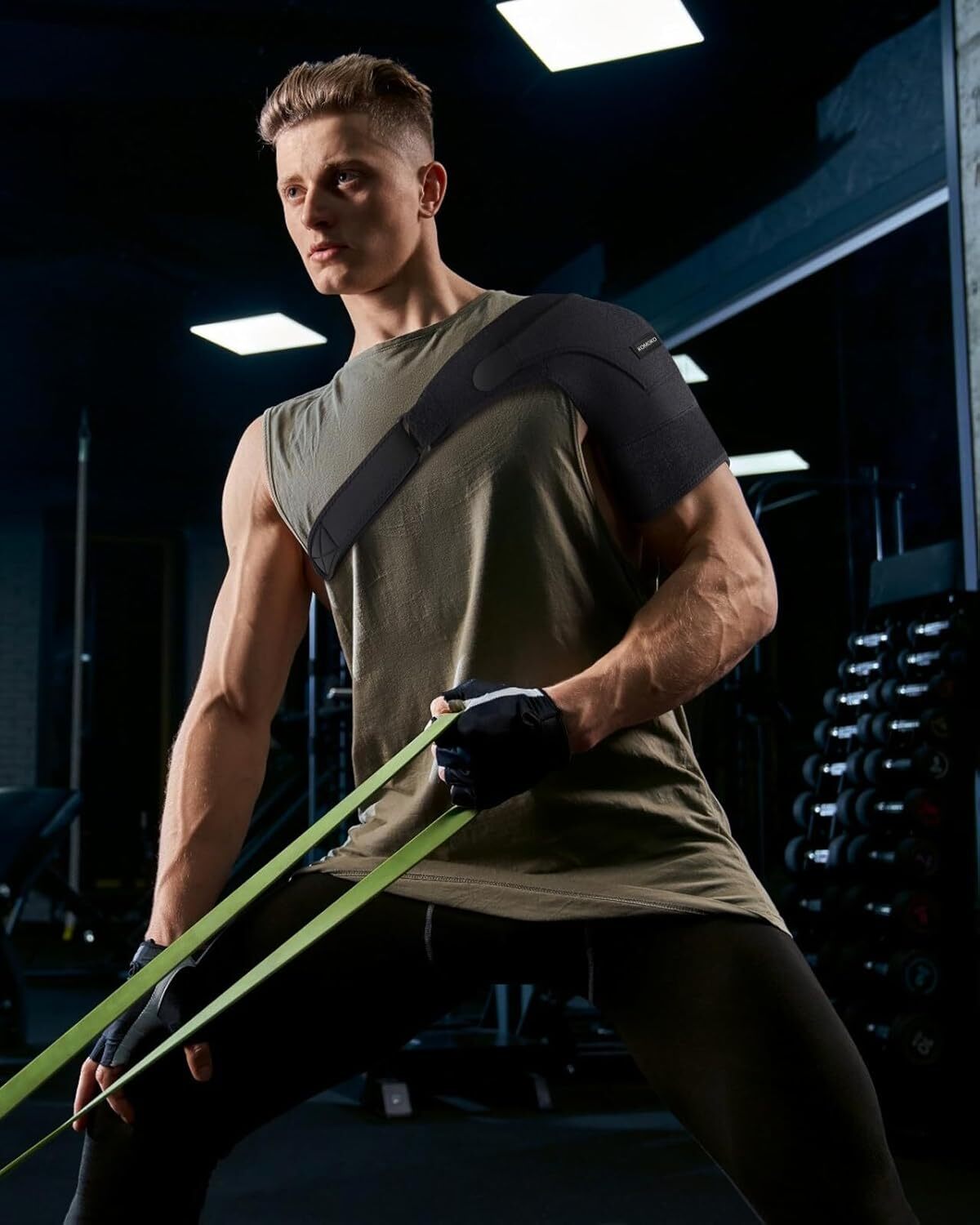 Shoulder Brace Support – Rotator Cuff Sleeve & Arm Sling, Adjustable Pain Relief