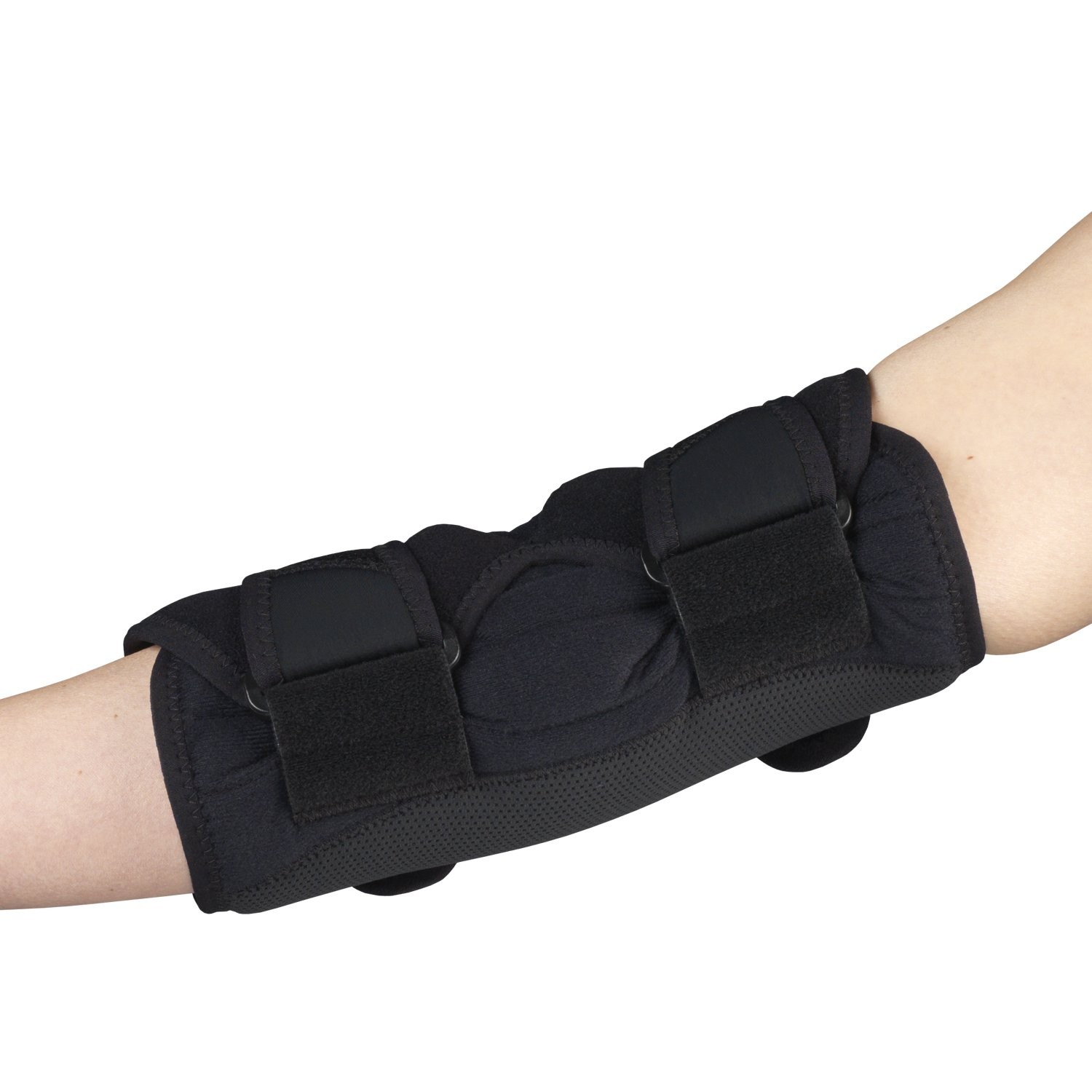 OTC Elbow Splint, Night Splint Immobilizer and Brace Support, Medium, Black