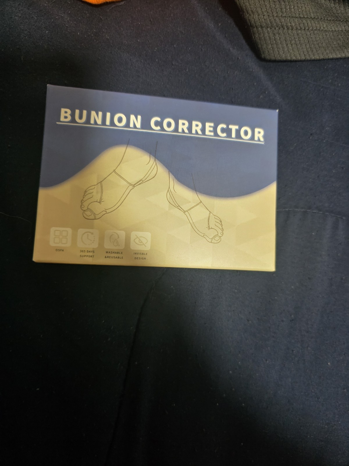 Bunion Corrector OSFA Washable Reusable Invisible Design Foot Support