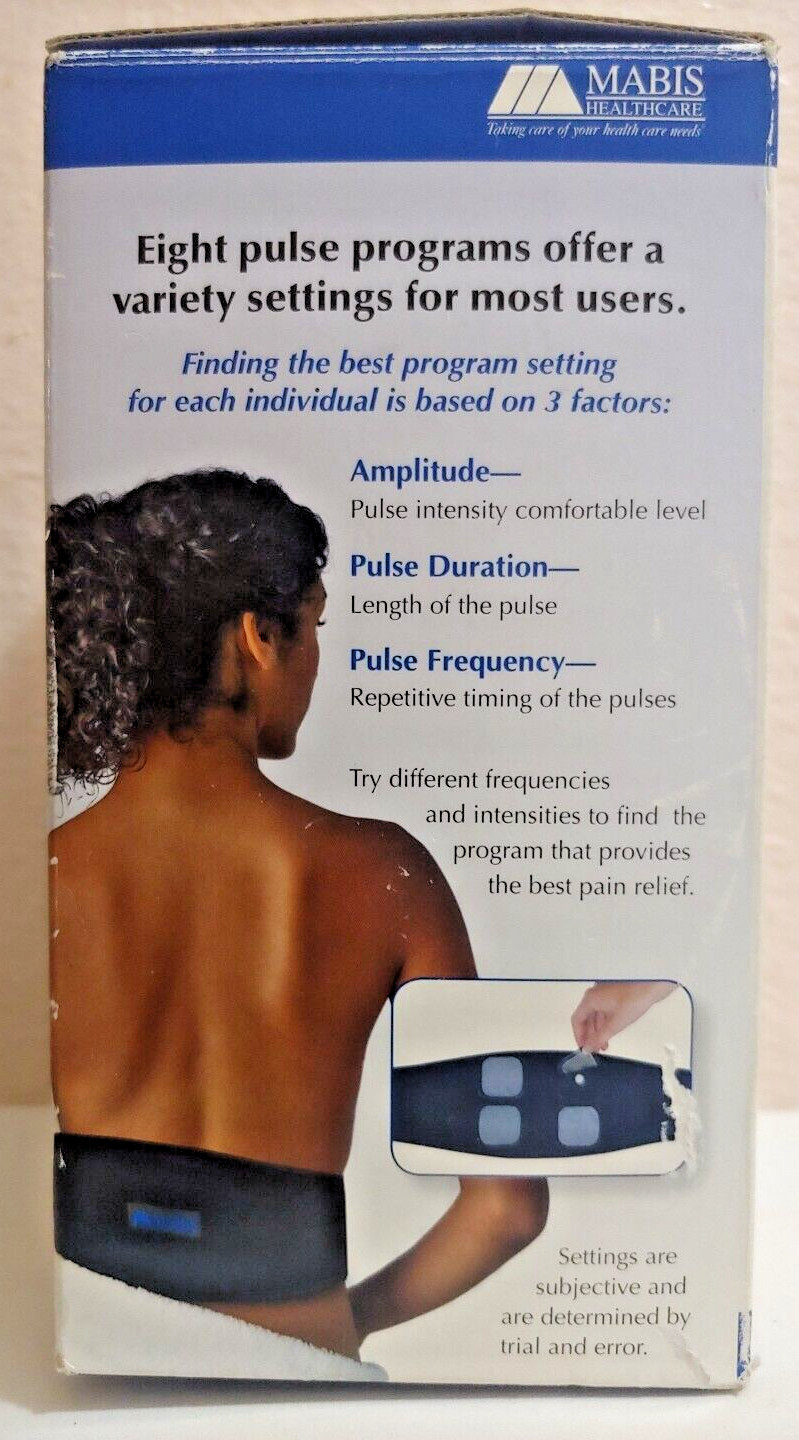 Mabis Back Pain Relief System With Tens Belt Technology