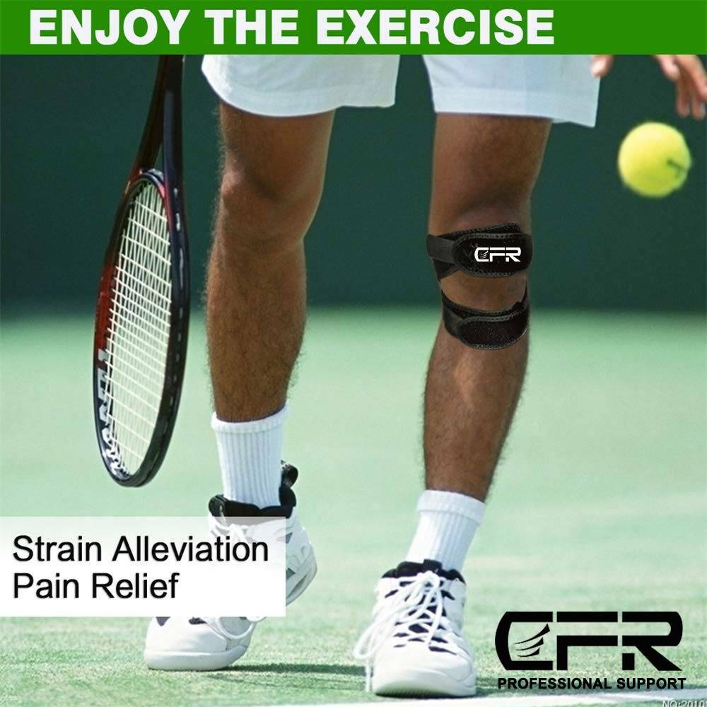 Knee Support Patella Stabilizer Strap Band Tendon Brace Joint Pain Sports Gym CF