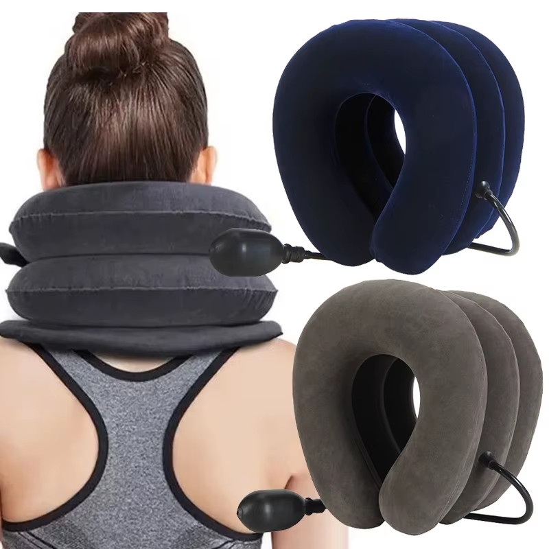 Inflatable Cervical Neck Traction Brace for Pain Relief & Comfort