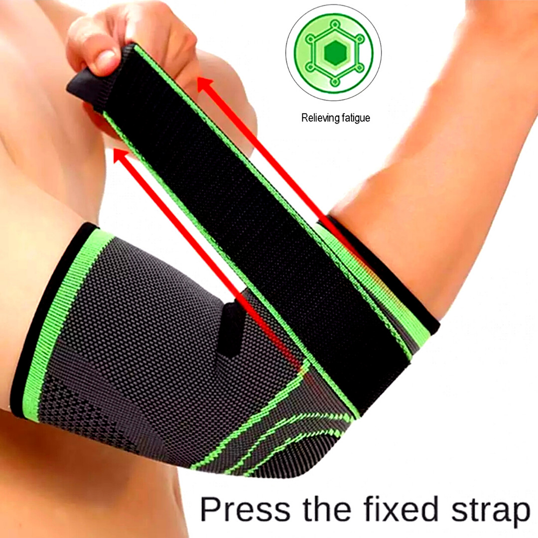 2Pcs Coderas de Compresion para Deportes Elbow Support Protector Brace Sleeve Me