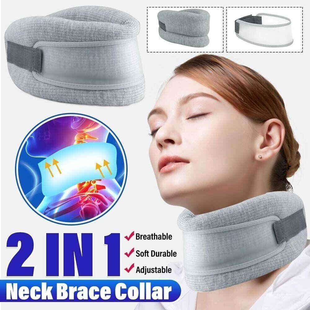 Adjustable Neck Cervical Traction Decompression Device Head Shoulder Pain Relief