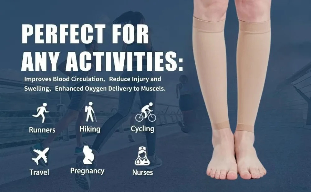 Varicose Veins Compression Socks Fit For Golf Rugby Hiking Sports For Anti Fatig