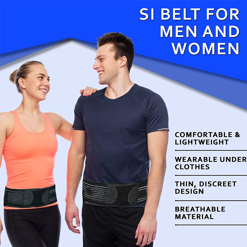 Pelvic Lower Back Hip Support Sacroiliac Belt Si Joint Pain for Women Men BML