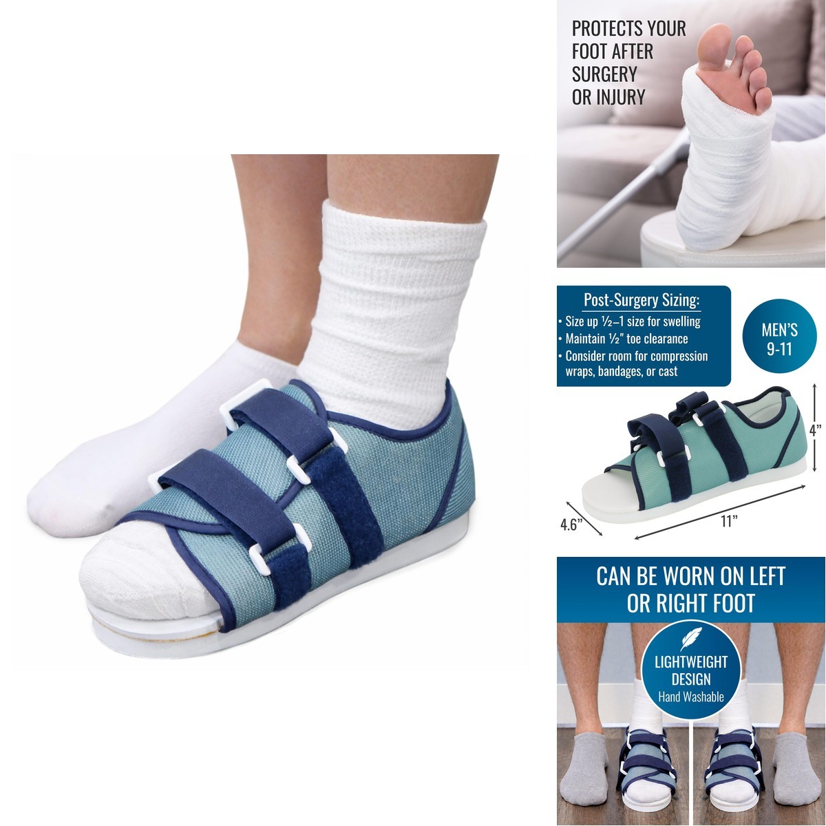 DMI Post Op Shoe, Surgical Walking Shoe Or Walking Boot Foot Pain, Broken Foot