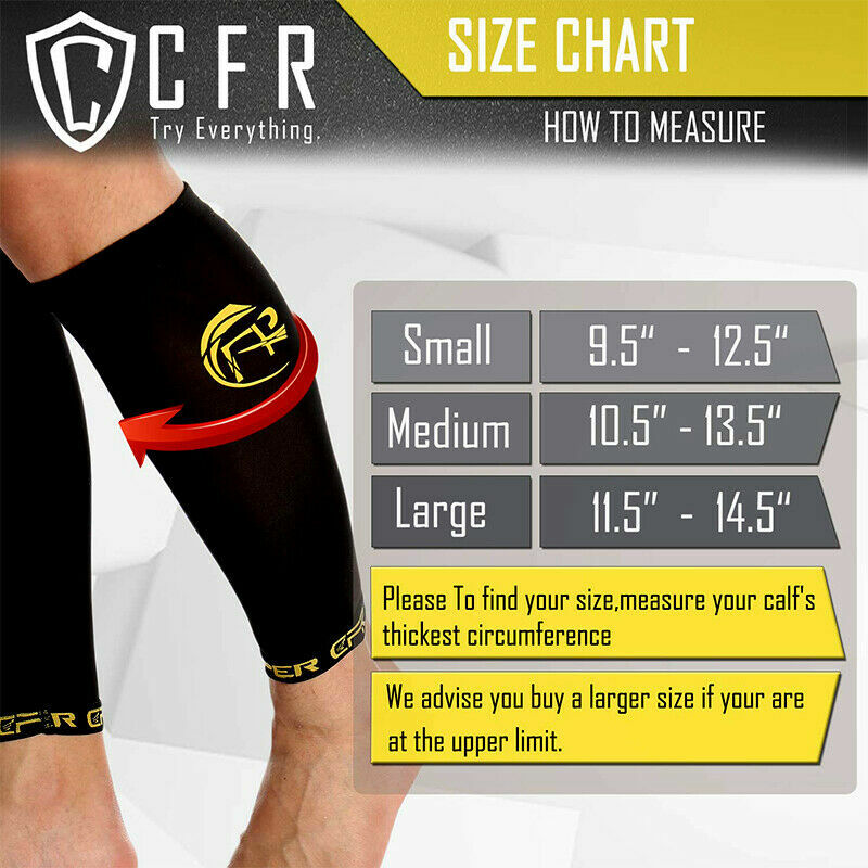 Copper Leg Calf Support Brace Sleeve Compression Sleeve Sports Pain Relief Wrap