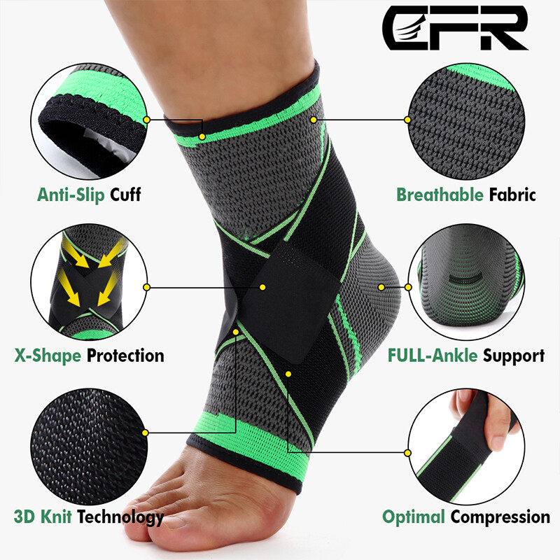 Ankle Foot Brace Support Stabilizer Planta Fasciitis Compression Sleeves Sock
