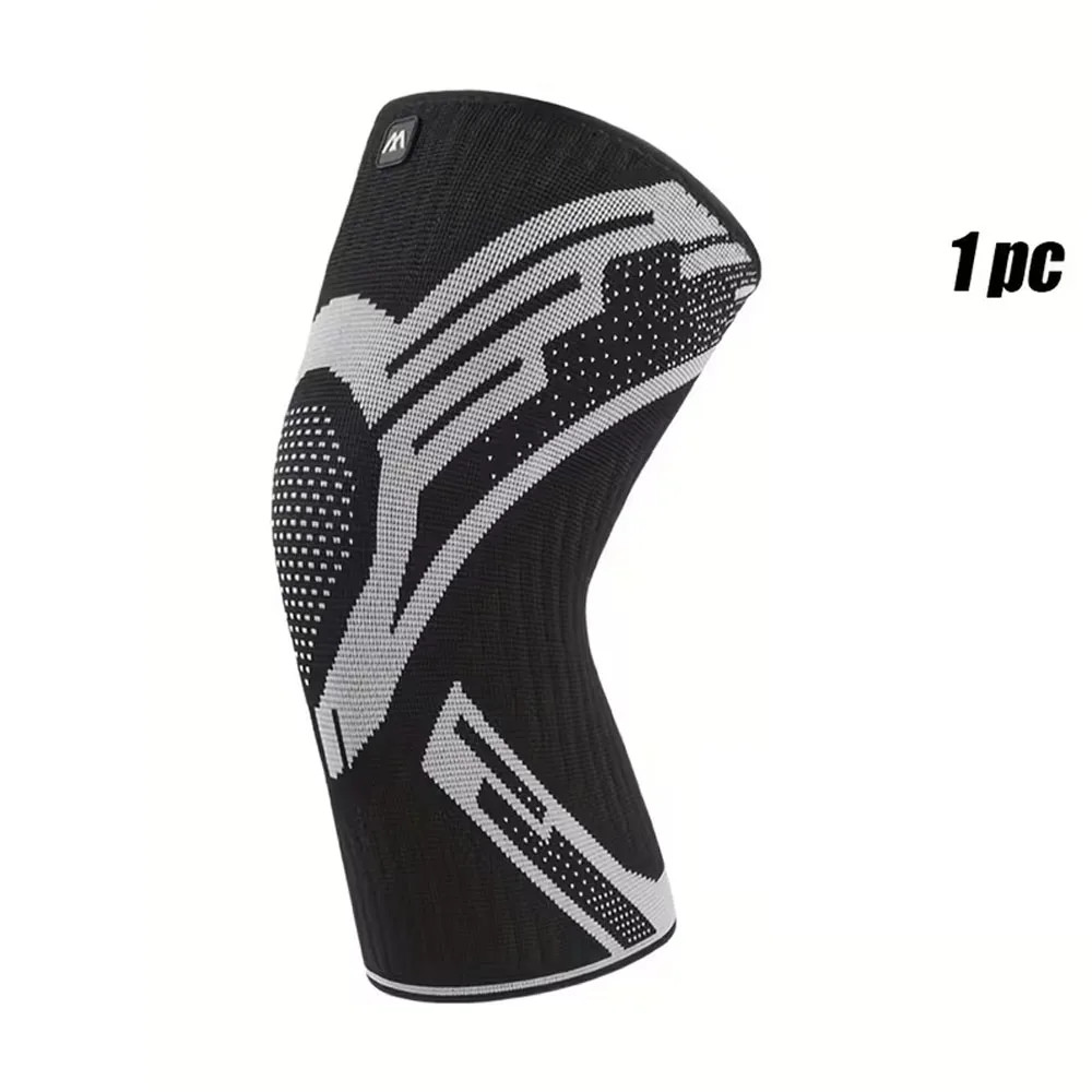 Compression Knee Support Sleeve Elastic Brace for Running Gym Basketball