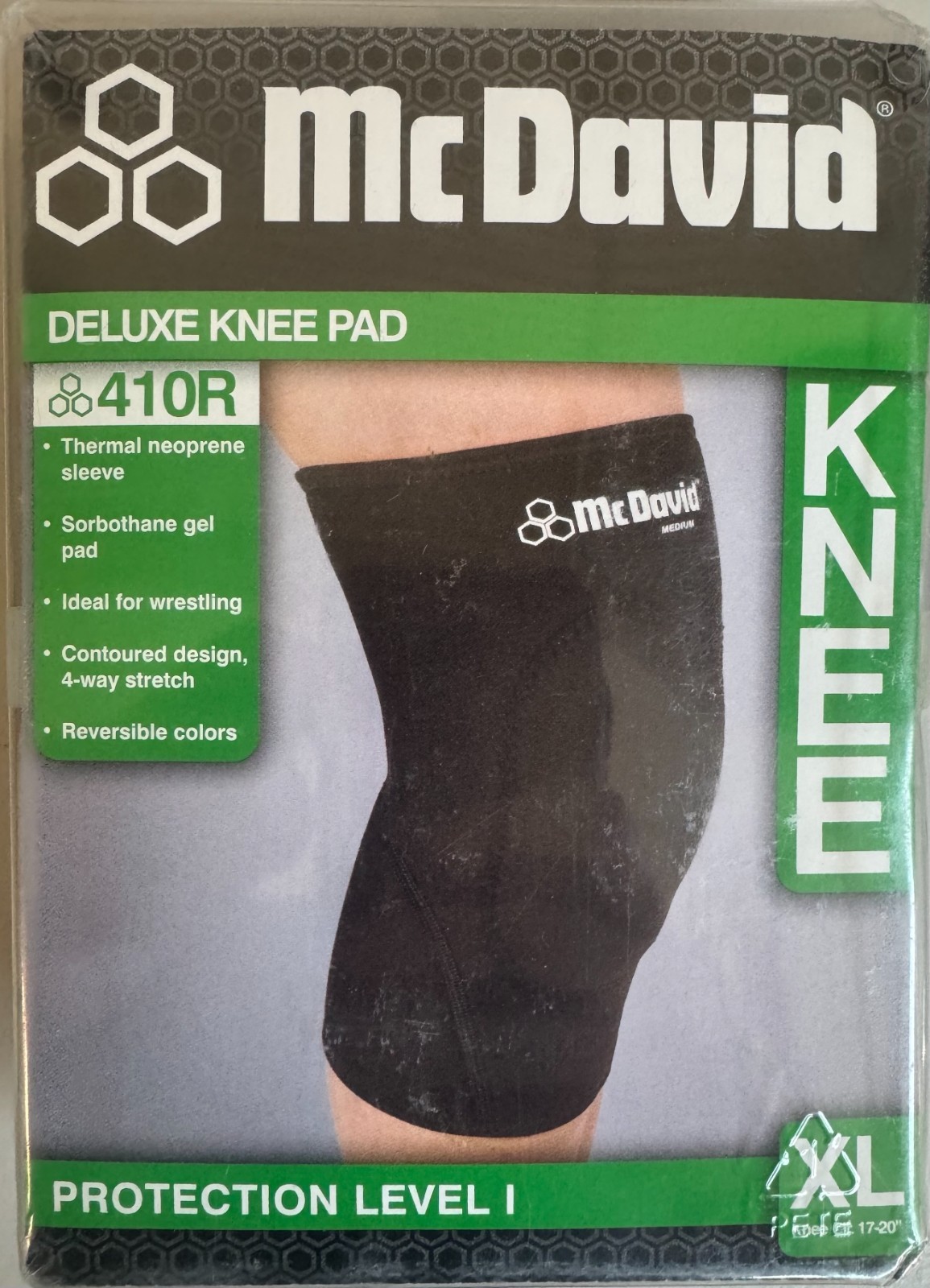 McDavid 410R Deluxe Knee Pad (Size XL)