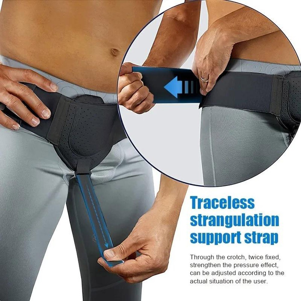 Single Hernia Support Belt Inguinal Groin Hernia Pain Relief Truss Brace Unisex