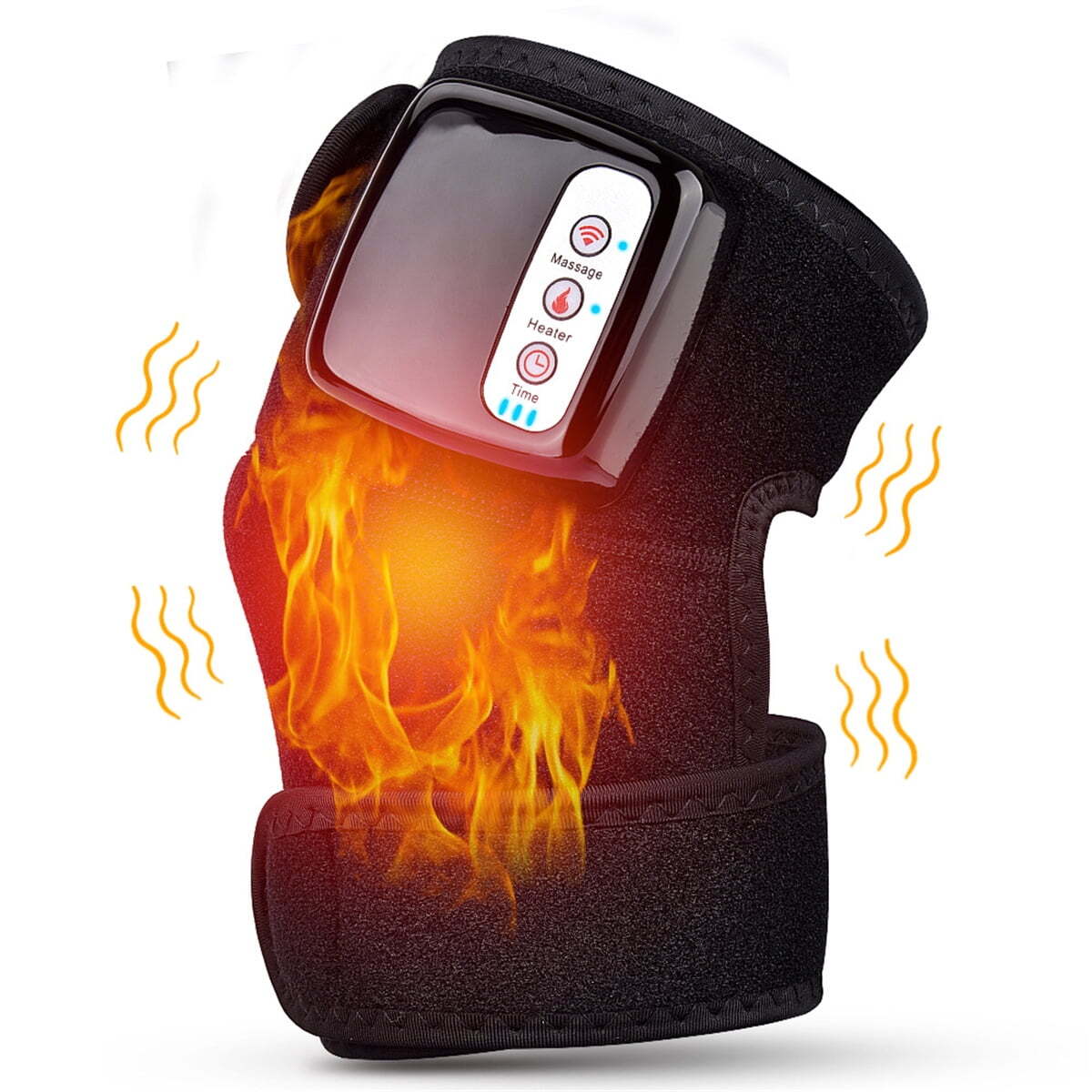 1/2 Pack Heated Knee Brace Wrap Braces Massager for Arthritis Knee Pain Therapy