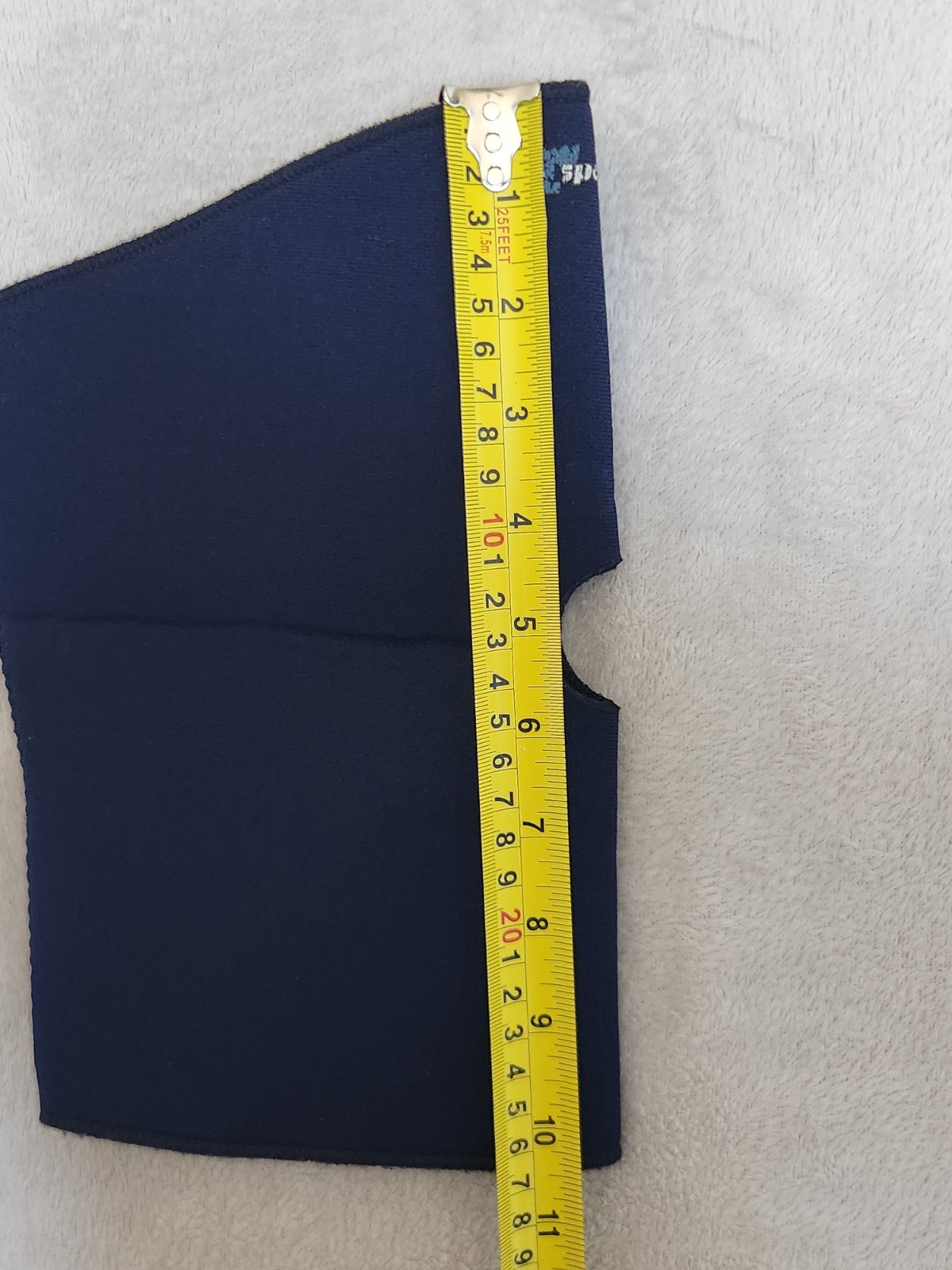 Blue Knee Compression Sleeve Support Elastic Slip On Pull Up Sports Gym