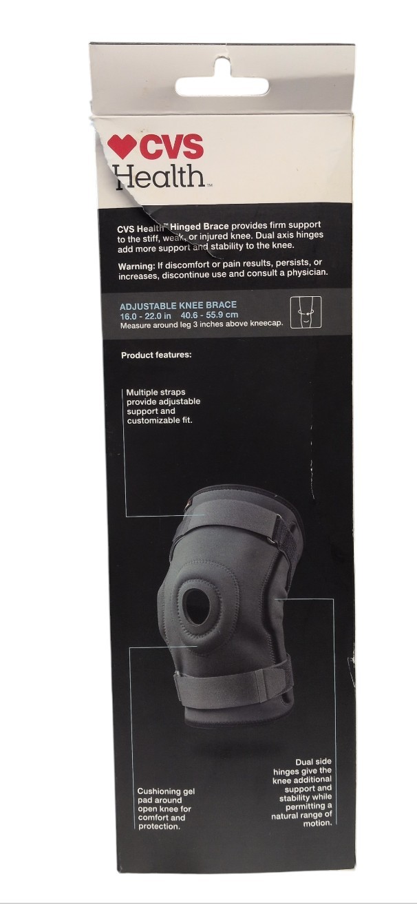 CVS Health Firm Support Hinged Knee Brace ONE SIZE
