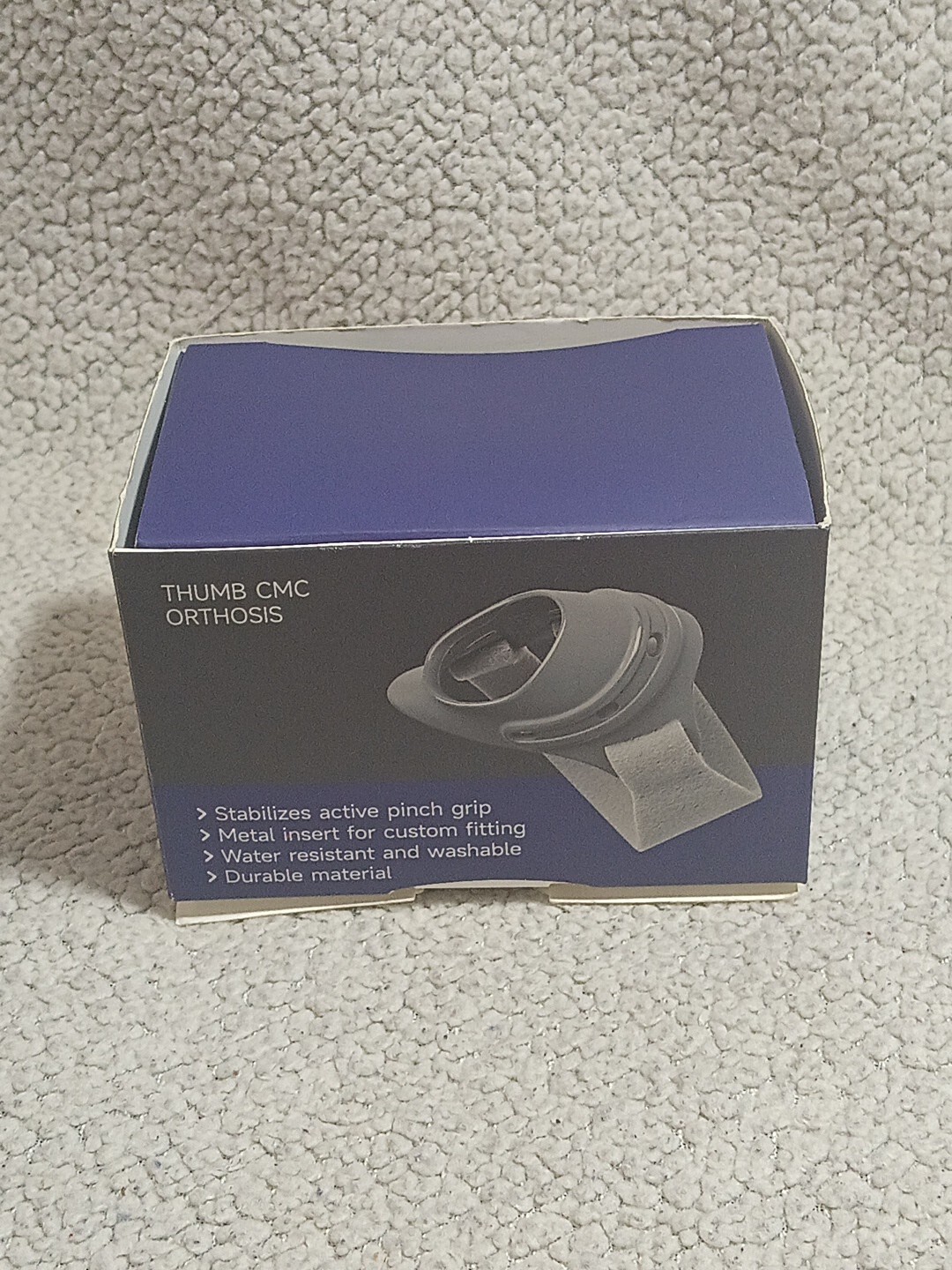 Thumb CMC Orthosis Splint Brace, Comfort Cool Splint Right