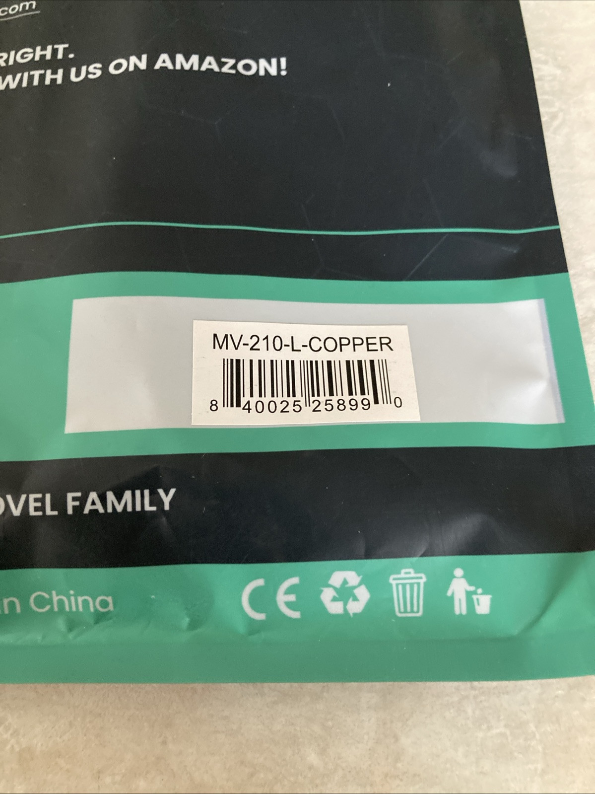 Modvel Compression Knee Sleeve/brace Size L Copper MV210L Unisex Sports New Pkg