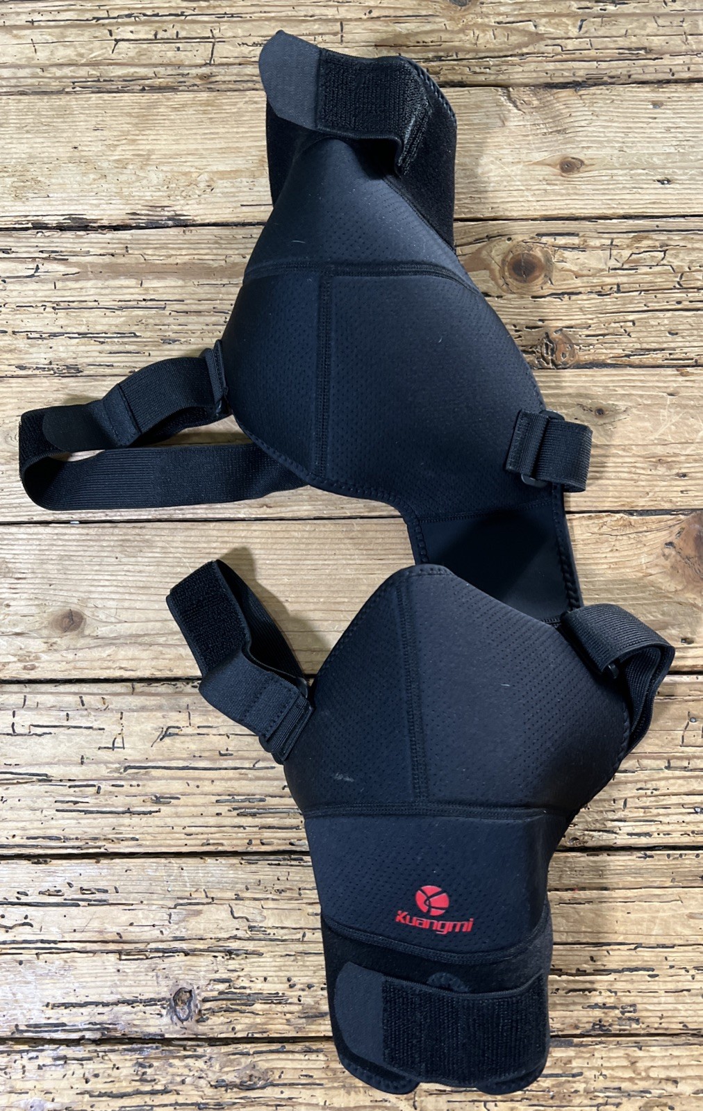 Kuangmi Double Shoulder Support Brace Strap Wrap Neoprene Protector Size XL