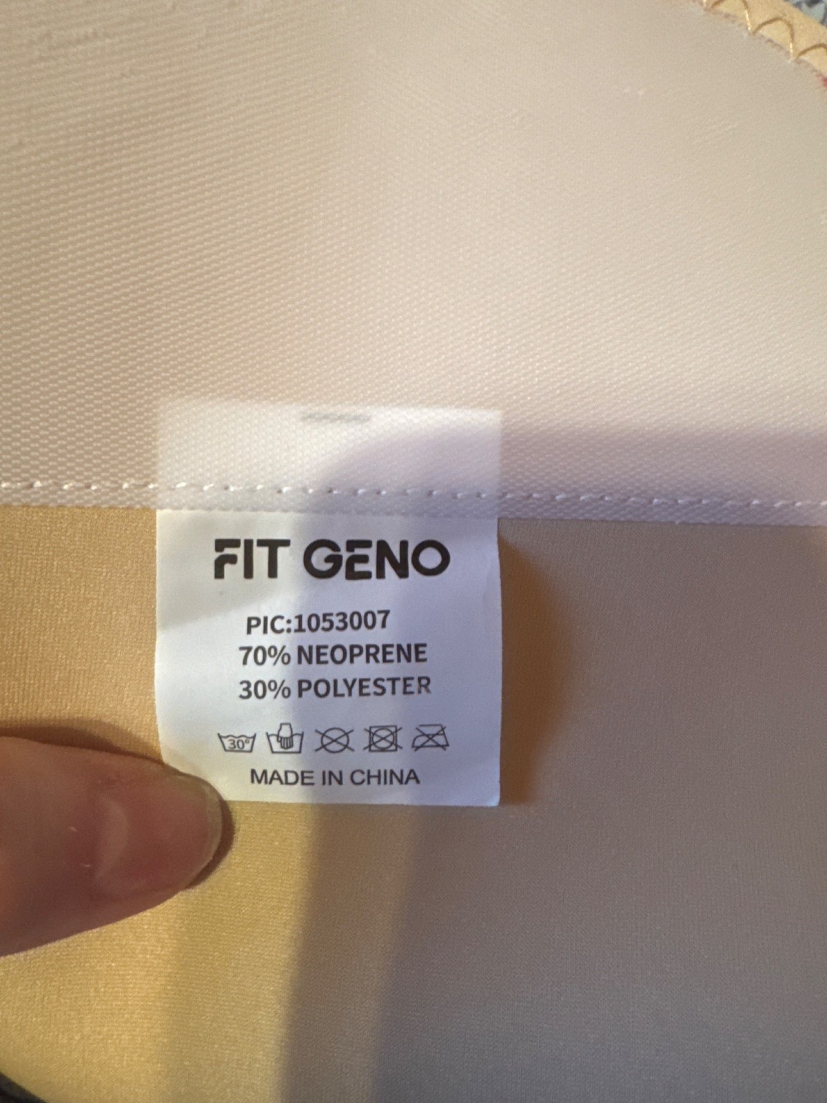 Fit Geno Adjustable Beige Posture Corrector Back Support Belt